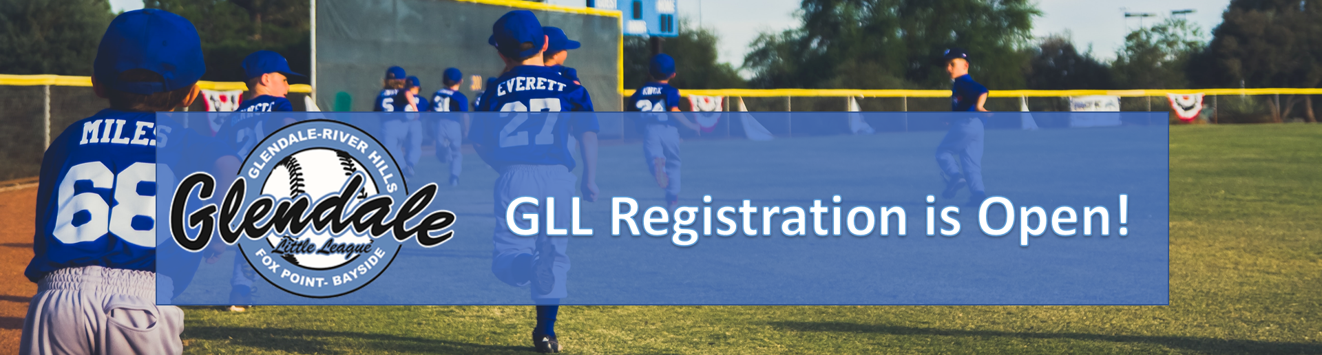 Register NOW! for the 2025 Season